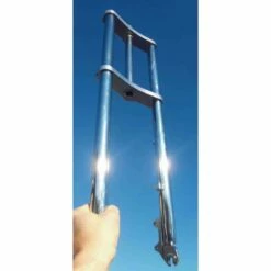 Custom Vélo Fourche Crown Double Bras 660 Chrome 1 1/8" Extra Large -Custom Vélo Soldes Boutique fourche double bras 660 velo chopper customisation fatbike 1 1 8 3