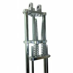 Custom Vélo Fourche Double Bras Chopper Springer Disc Chrome 1 1/8" -Custom Vélo Soldes Boutique fourche double bras 74cm triple velo chopper customisation 1 1 8 2