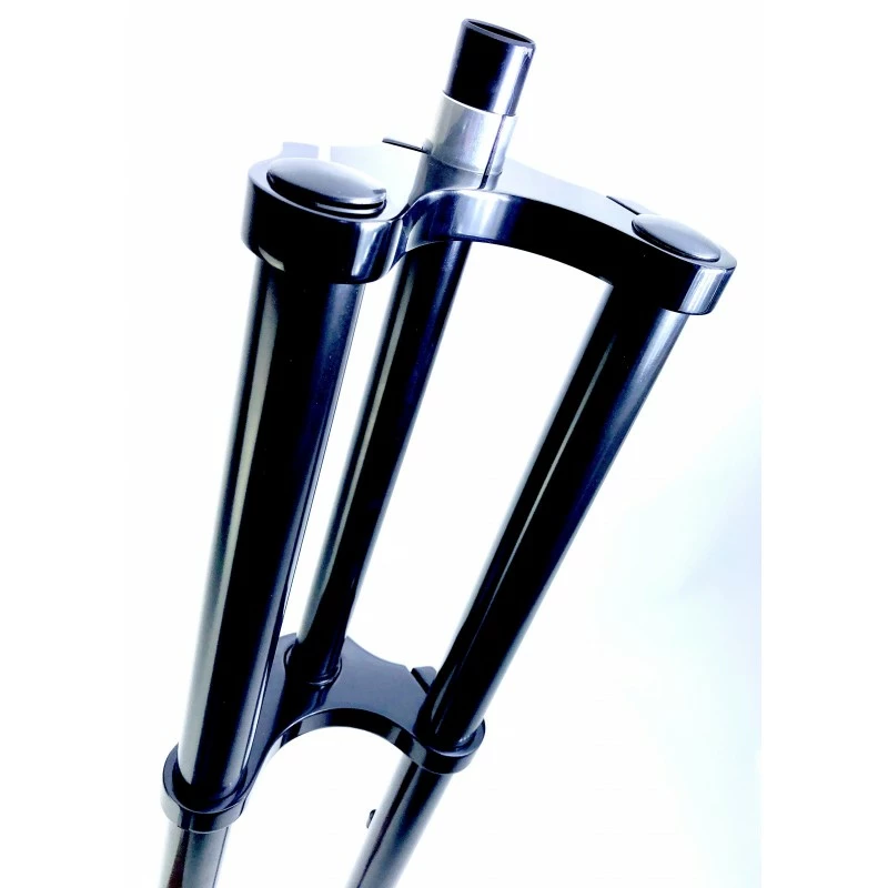 Custom Vélo Fourche Double Bras Décalé Noir 84cm 1" 4 Custom Vélo Fourche Double Bras Décalé Noir 84cm 1" – Image 2