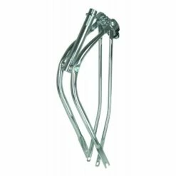 Custom Vélo Fourche Springer Bent 26" Chrome 1 1/8"