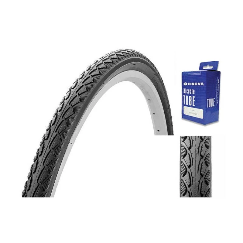 Custom Vélo Pneu Innova City 28 X 1.50 (40-622) 700x38C Chambre à Air Incluse, Protection Anti Crevaison Et Homologation E-Bike 3 Custom Vélo Pneu Innova City 28 X 1.50 (40-622) 700x38C Chambre à Air Incluse, Protection Anti Crevaison Et Homologation E-Bike