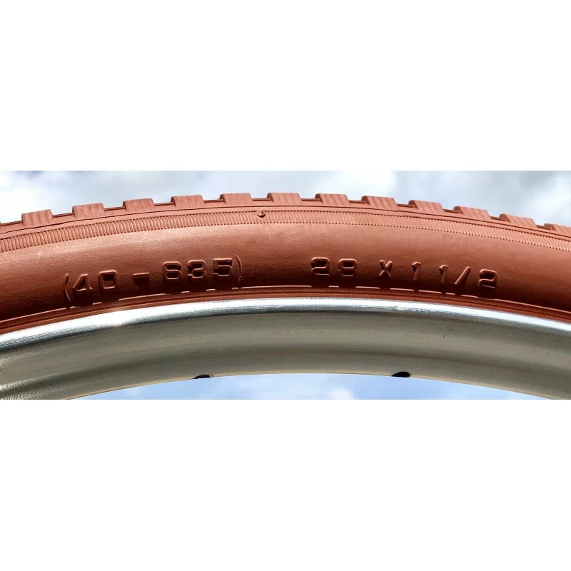 Custom Vélo Pneu Couleur Argile 28 X 1 1/2 (40-635) 700x35B 700b Rouge Brique 4 Custom Vélo Pneu Couleur Argile 28 X 1 1/2 (40-635) 700x35B 700b Rouge Brique – Image 2